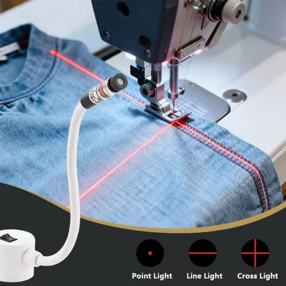 Industrial Laser Technology - Sewing Vision Guide Light Positioning Beam
