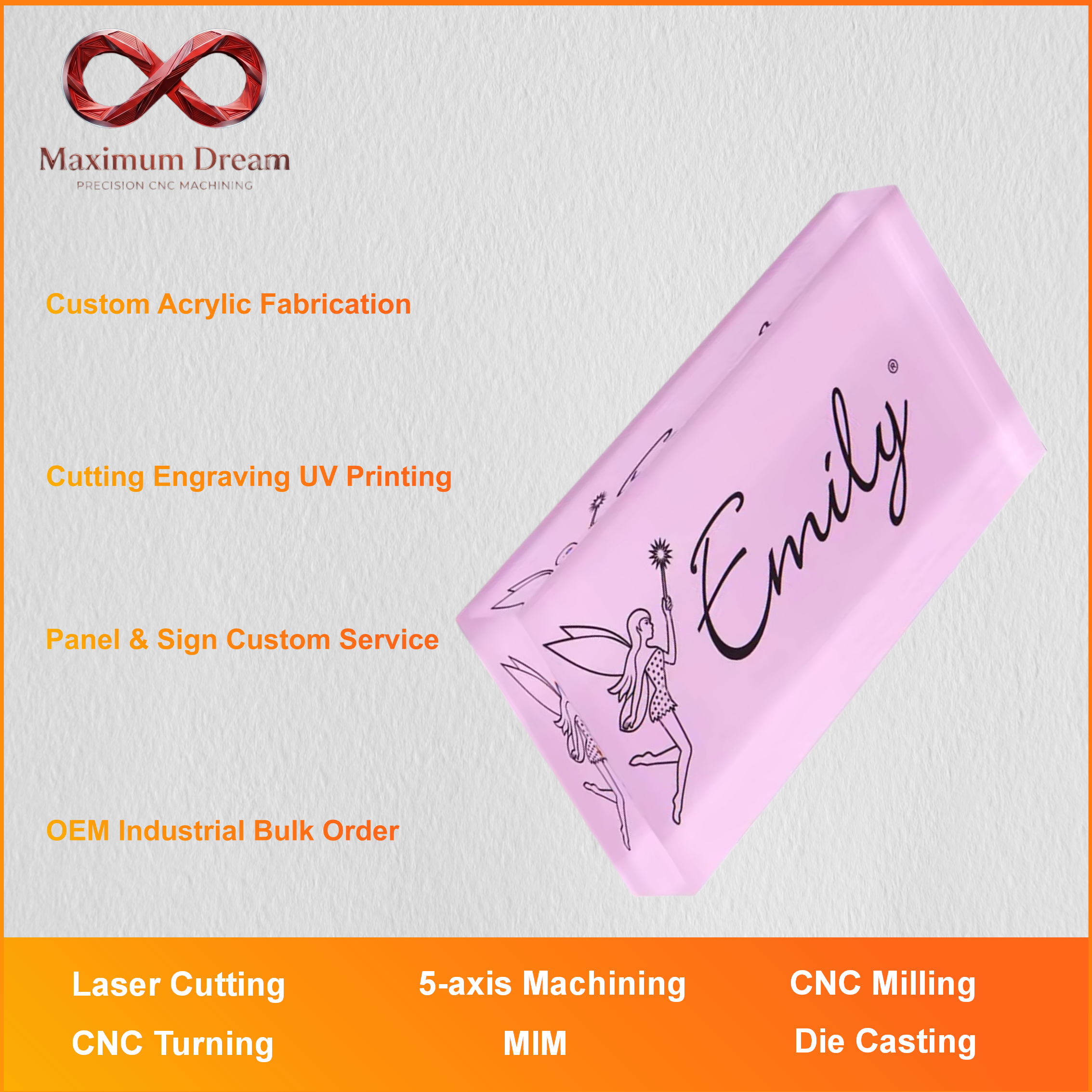 Custom Acrylic Fabrication Las - Industrial Laser Printing ulasan dan harga
