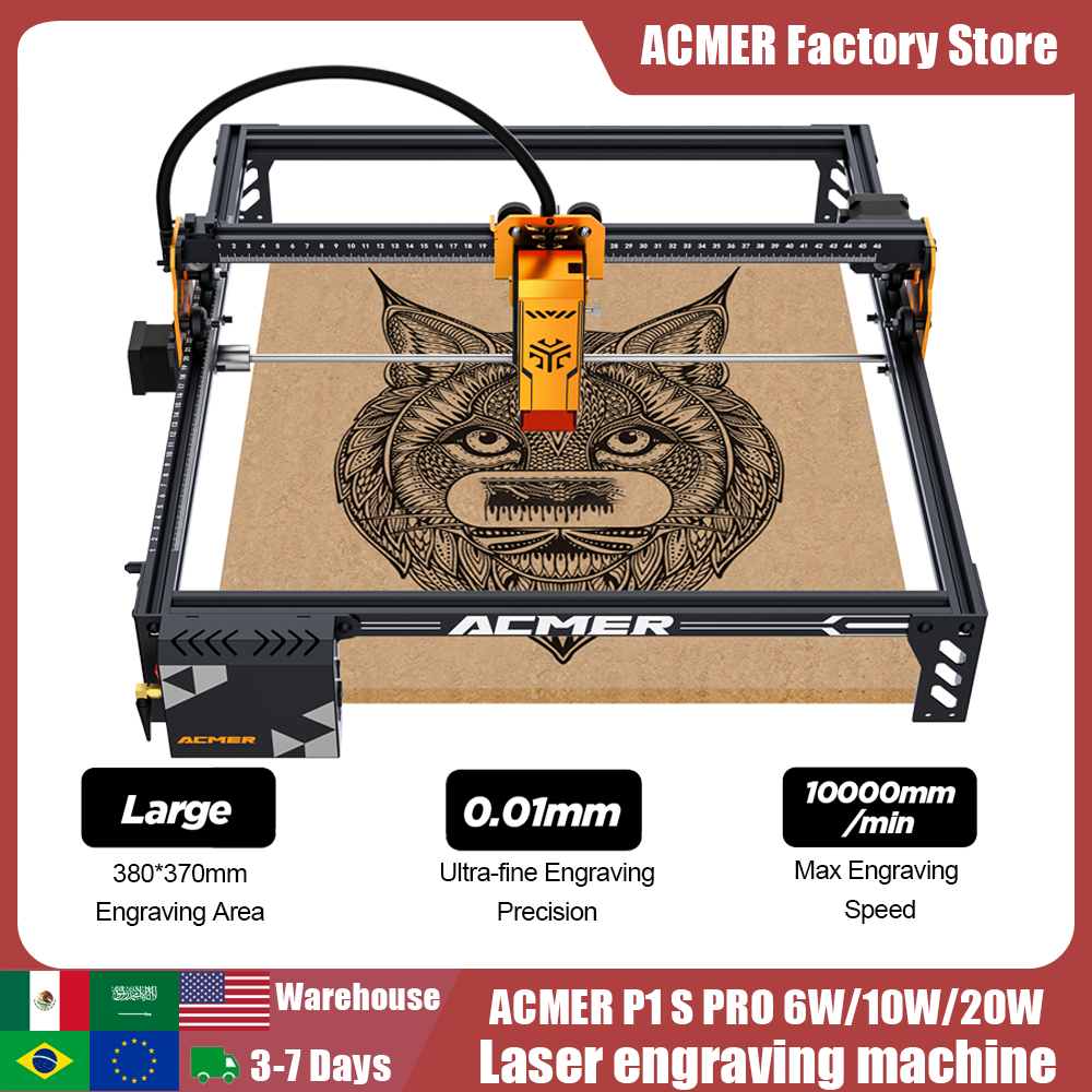 ACMER P1 S PRO Laser Engraver  - Industrial Laser Engraver For Metal ulasan dan harga