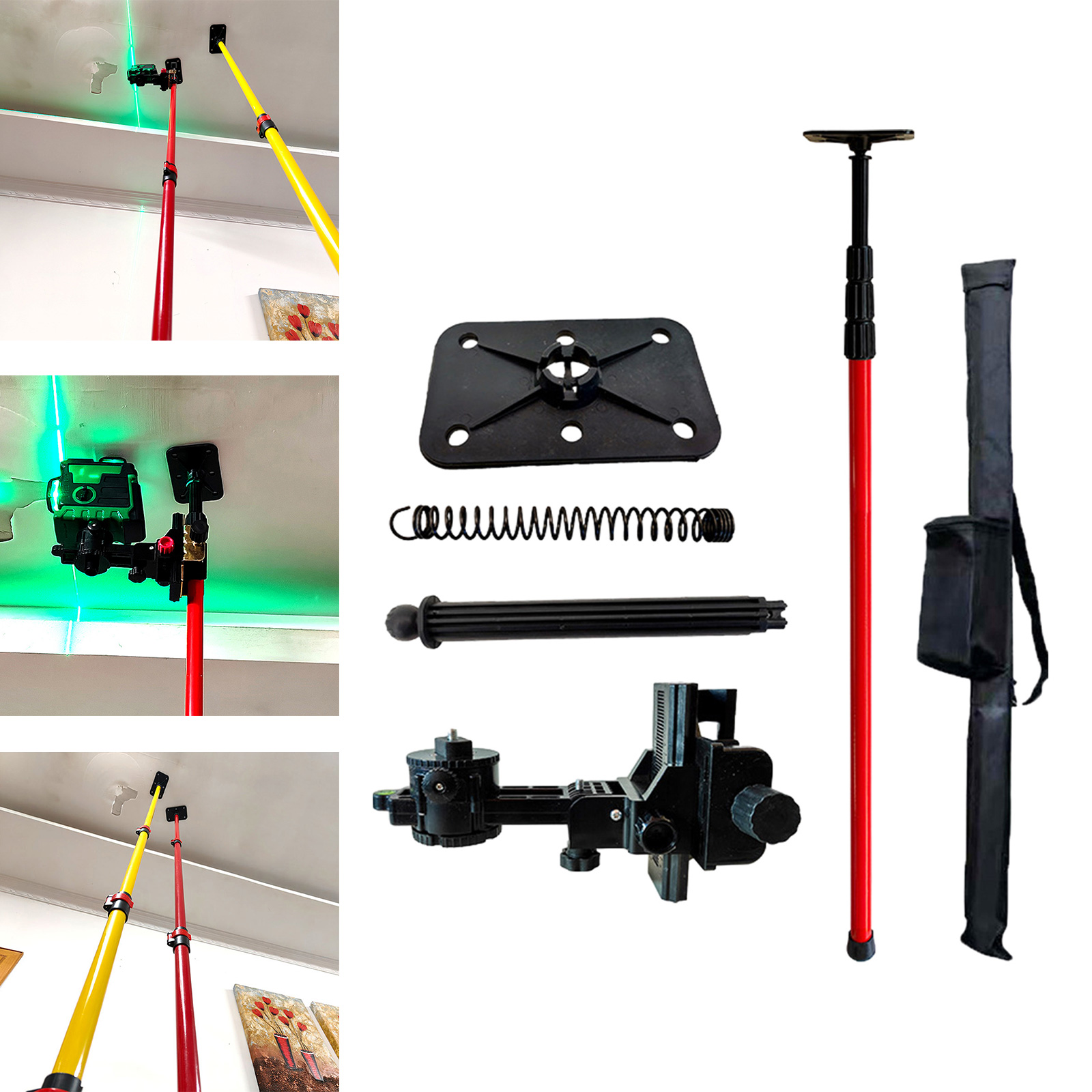 Laser Level Telescopic Rod Cei - Industrial Laser Line ulasan dan harga