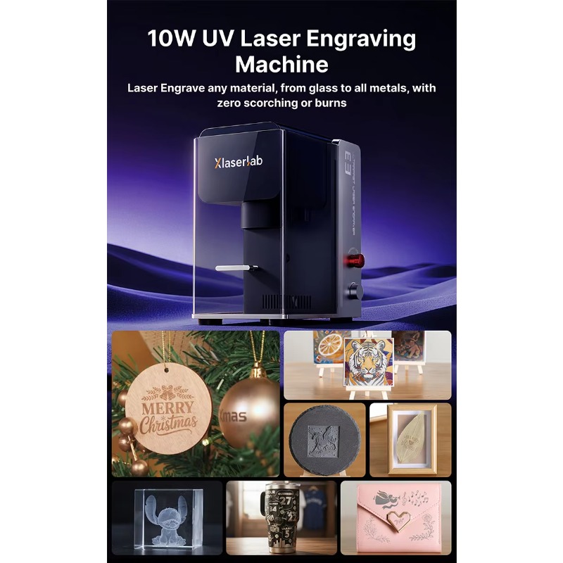 E3 UV Laser Engraver 10000mm/s - Industrial Grade Laser Engraver ulasan dan harga