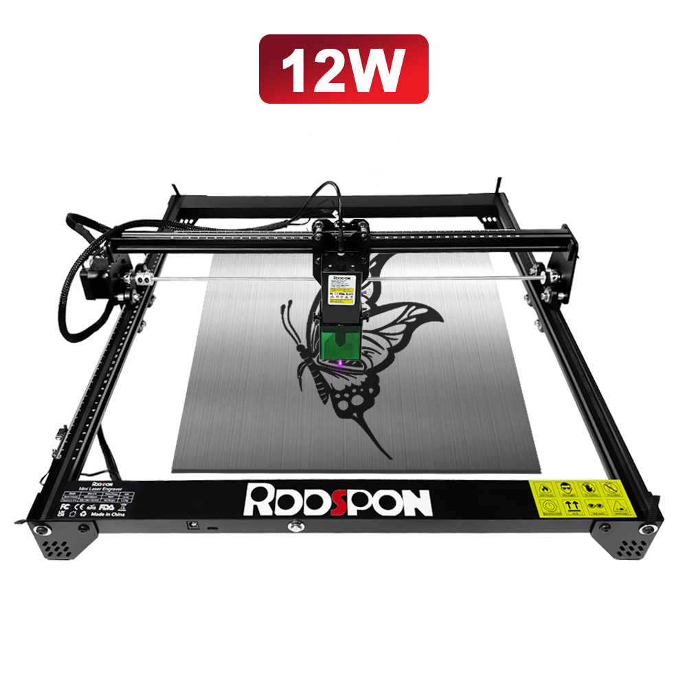 RDDSPON Laser Engraver 12W 22W - Industrial Laser Engraver For Metal ulasan dan harga