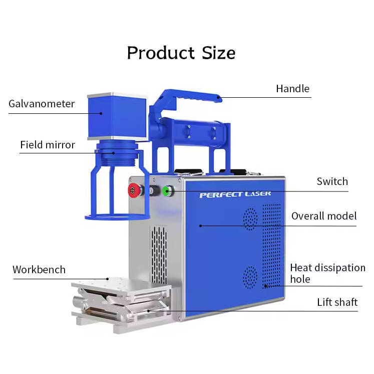 20W/30W/50W S4 Fiber Laser Mar - Industrial Laser Engraver For Metal ulasan dan harga