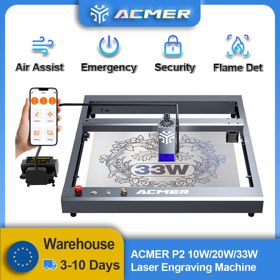 ACMER P2 Laser Engraver 33W 20 - Fiber Laser Cutting Machine ulasan dan harga
