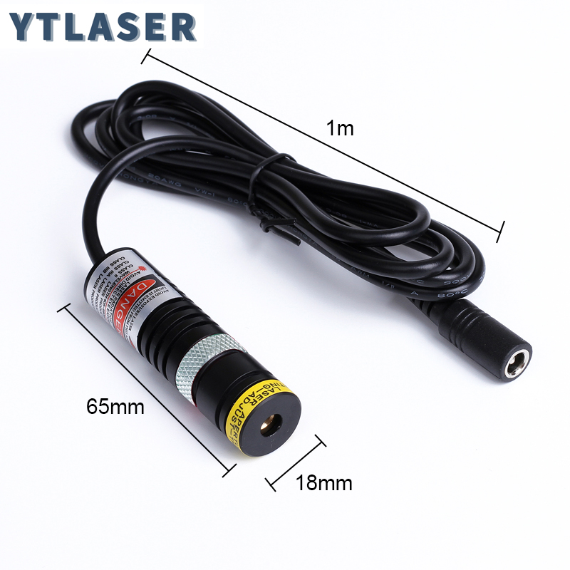 Focusable Glass lens 18x65mm 9 - Industrial Laser Line Module ulasan dan harga