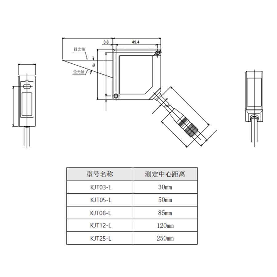 NEW2026 KJT Industrial Laser M - Industrial Laser Displacement Sensor ulasan dan harga