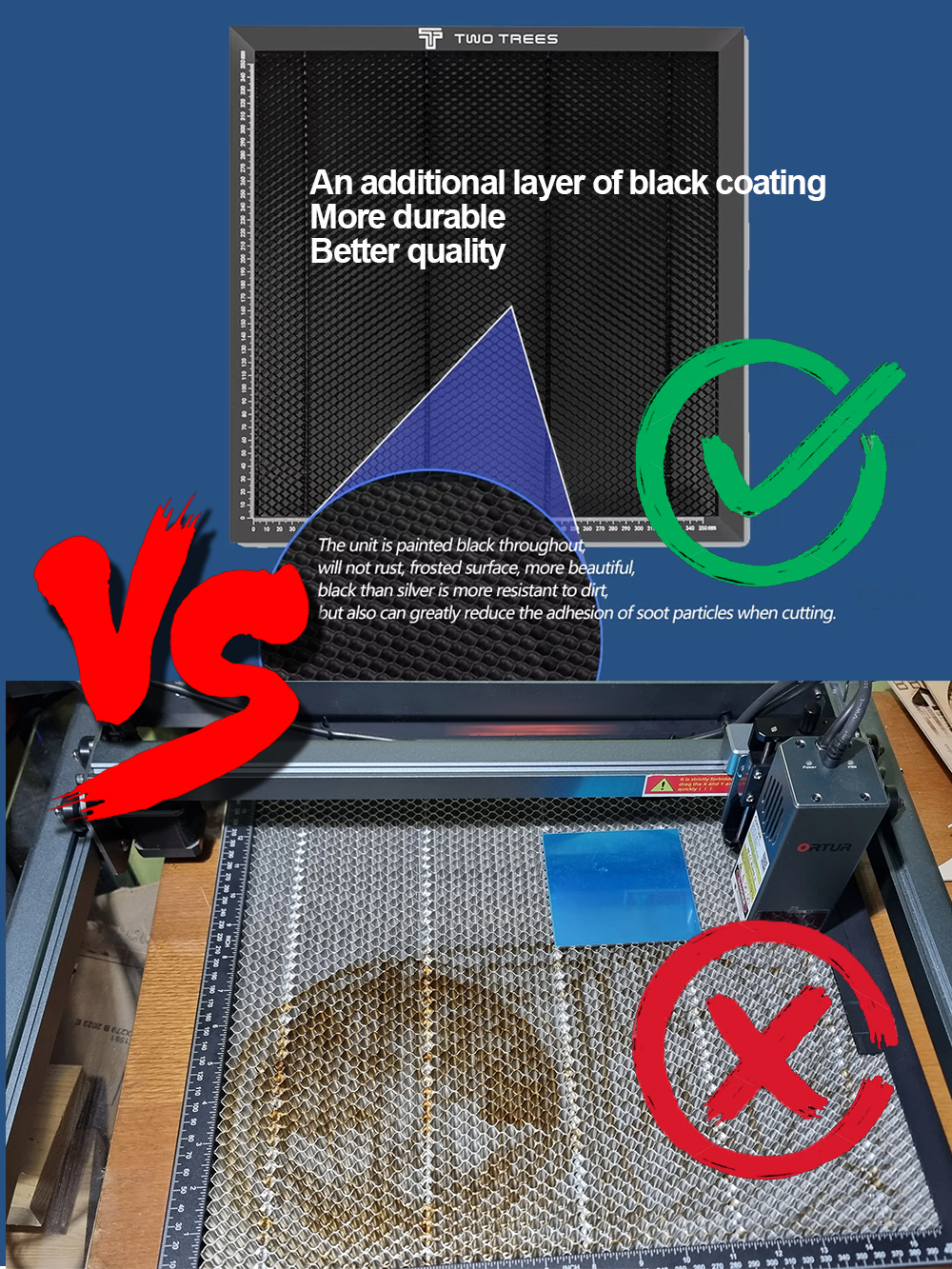 Heavy Duty Honeycomb Metal Tab - Industrial Laser Engraver For Metal ulasan dan harga