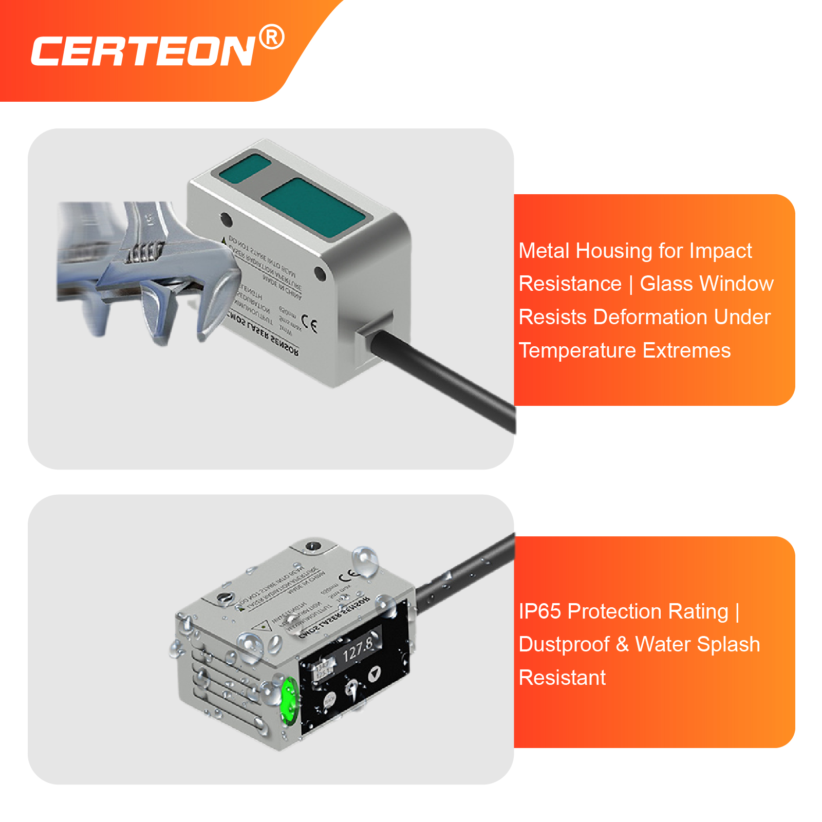 LR400 Laser Displacement Senso - Industrial Laser Displacement Sensor ulasan dan harga