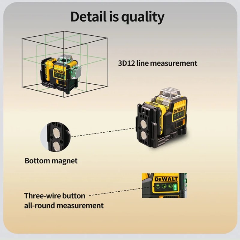 2025 Dewalt DW089LG 3 Sides*36 - Industrial Laser Line ulasan dan harga