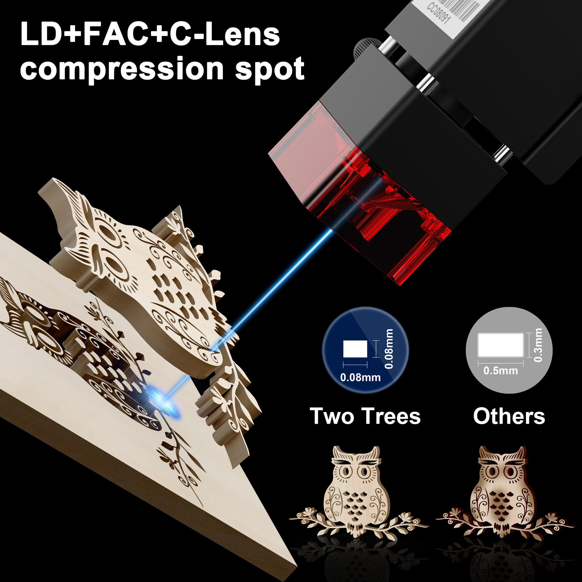 TWOTREES TTS-10 Pro Laser Engr - Industrial Laser Engraver For Metal ulasan dan harga