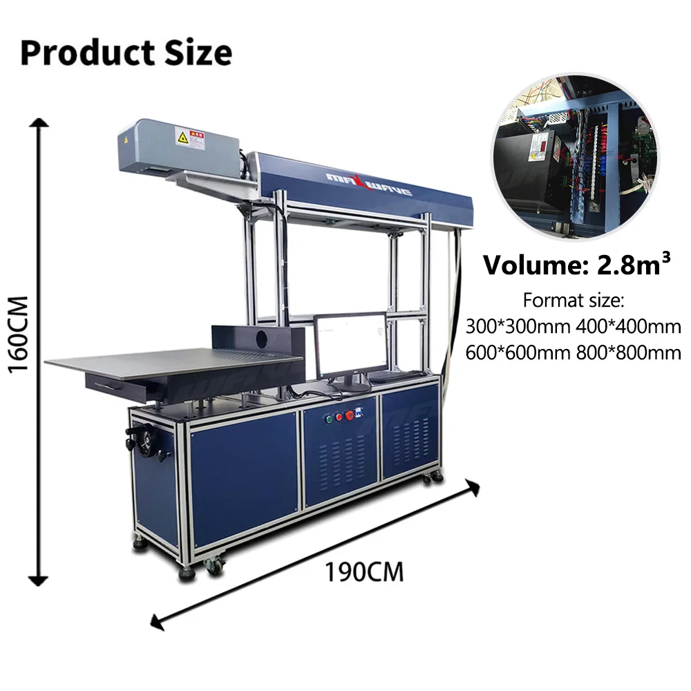 CO2 Laser Marking Machine Bott - Industrial Laser Printing ulasan dan harga