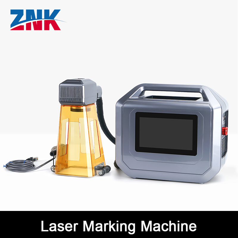 ZNK Portable 20W Mini Fiber La - Industrial Laser Engraver For Metal ulasan dan harga