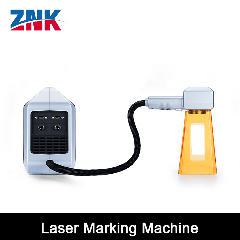 ZNK Portable 20W Mini Fiber La - Industrial Laser Engraver For Metal ulasan dan harga