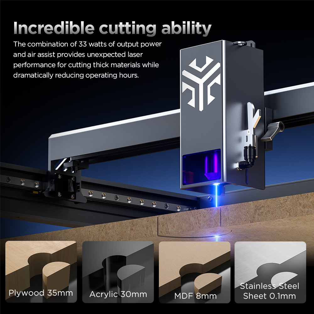ACMER P2 Laser Engraver 33W 20 - Fiber Laser Cutting Machine ulasan dan harga