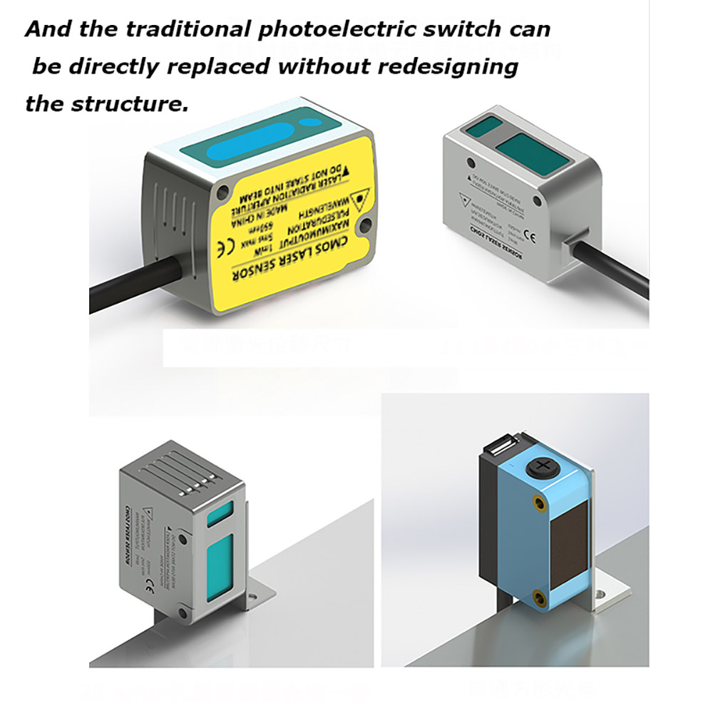 0.1mm Accuracy Non‑Contact Las - Industrial Laser Displacement Sensor ulasan dan harga