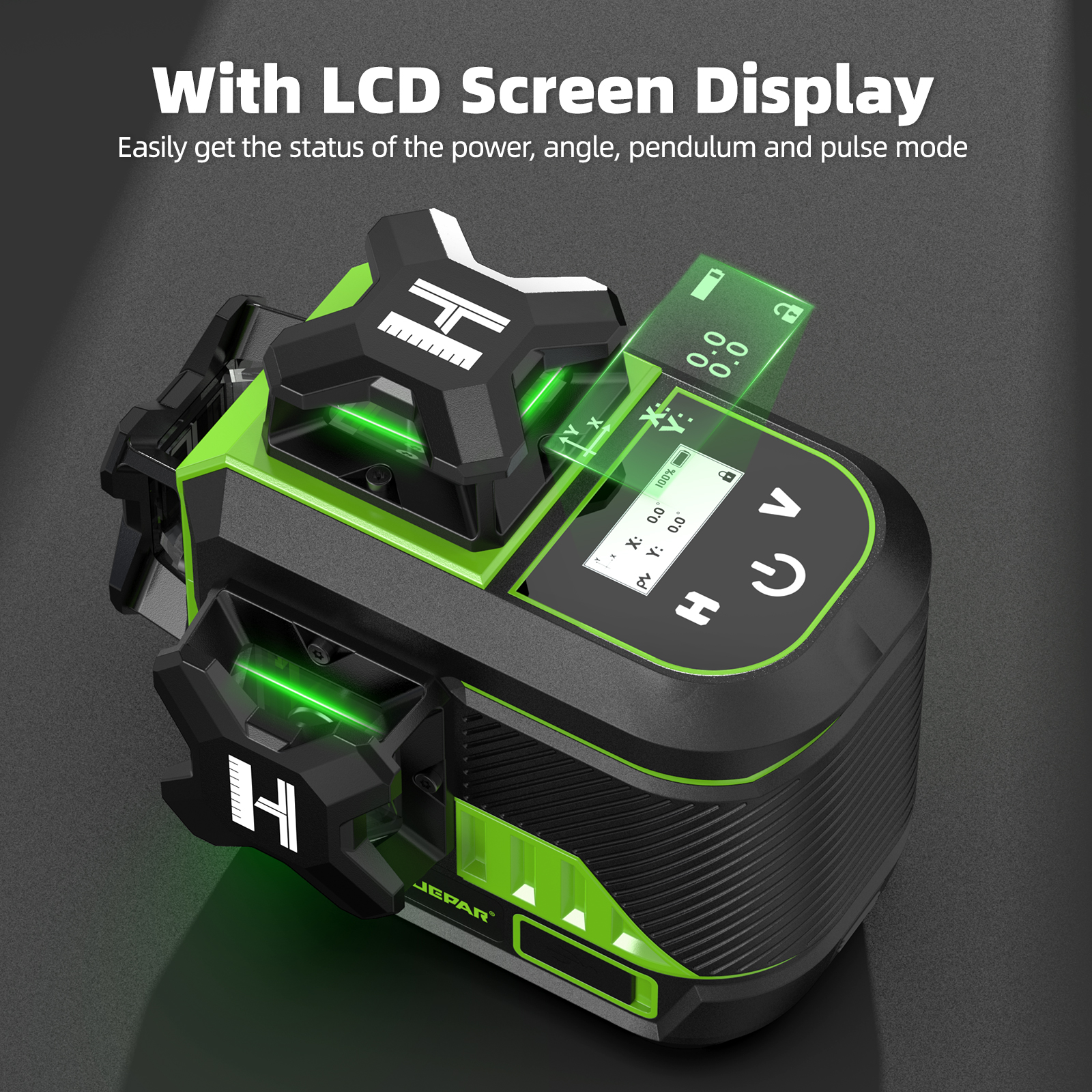 Huepar 3D Cross Line Laser Lev - Industrial Laser Line ulasan dan harga