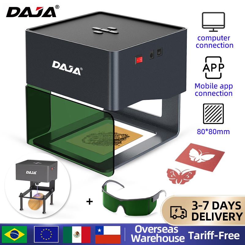 DAJA DJ6 Mini Portable Laser E - Fiber Laser Cutting Machine ulasan dan harga
